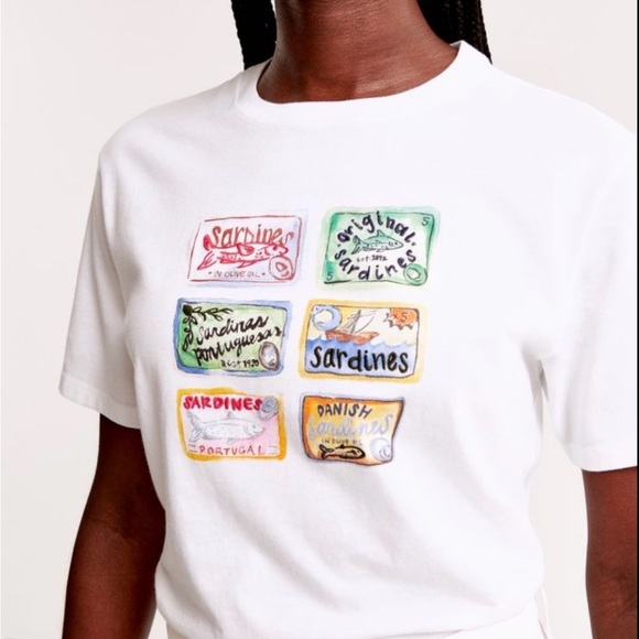 Abercrombie & Fitch Tops - Sardine Cans Graphic T-Shirt
